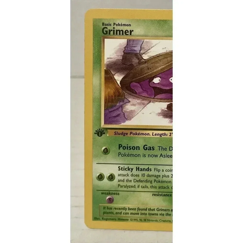 1st Edition Team Rocket Grimer 57/82‎ Pokemon Card WOTC Vintage LP